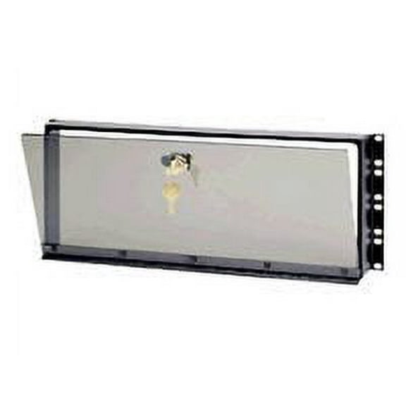 Middle Atlantic SECL-4 - Rack security cover - smoke gray - 4U