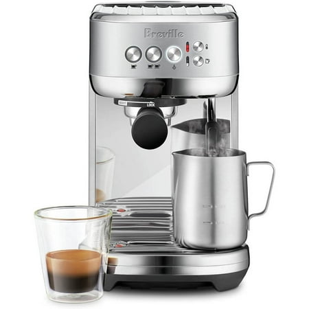 Breville - the Bambino Plus Espresso Machine with 15 bars of pressure and Milk Frother - Stainless Steel