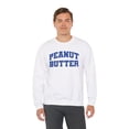 thumbnail image 6 of Peanut Butter Sweatshirt Gifts Crew Neck Shirt Long Sleeve Unisex, 6 of 7