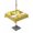 yellow, variant on Outdoor Tablecloths with Umbrella Hole & Zipper, Bees Gnomes Tablecloth Rectangle 60x84 Inch, Spring Floral Daisy Farmhouse Rustic Waterproof Table Cloth, Patio/Pool/Picnic Table Covers