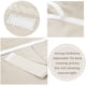 thumbnail image 4 of Cortinas opacas Flamingo P para puertas de cristal, 26 x 68 cm, color crema, 4 of 6