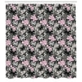 thumbnail image 3 of Ambesonne Butterfly Shower Curtain, Romantic Summertime, 69"Wx70"L, Taupe Pink Black, 3 of 3
