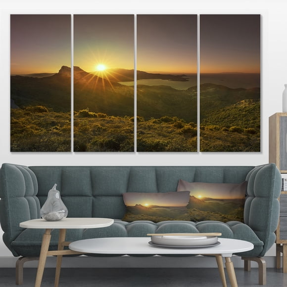 Volterraio and Portoferraio Bay - Oversized Landscape Wall Art Print