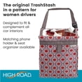 thumbnail image 4 of High Road TrashStash Hanging Car Trash Bag - Leakproof 3 Gal Car Garbage Bag for the Front or Back Seat with Push Close Cover, 4 of 5