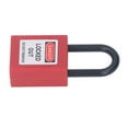 thumbnail image 1 of High-Durability 38mm Nylon Safety Padlock for Energy Isolation with Dual Key Security, Non-Slip Design, and Enhanced Temperature Resistance for Equipment Locking., 1 of 6