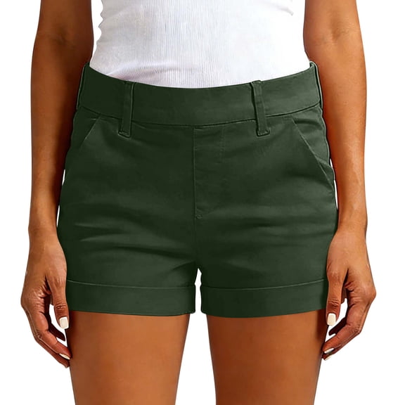REALiKUN Womens Golf Shorts 4 ½ Inch Inseam - Quick Dry Active Shorts with Pockets, Athletic and Breathable