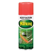 Rustoleum 1991-830 11 Oz Fluorescent Red Marking Spray Paint Pack of 6