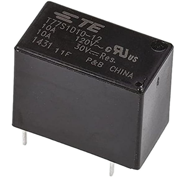 T77S1D10-12 General Purpose Relay SPST-NO (1 Form A) 12VDC Coil Through Hole