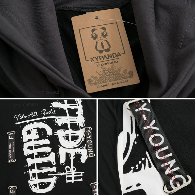 XYXIONGMAO Techwear Shirt Cyberpunk Japanese Streetwear Hip