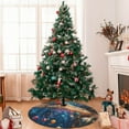 thumbnail image 7 of Sikiie Colorful Planet Universe 30-48 inches {designName} Print Christmas Tree Skirt Snowman Xmas Tree Skirt with Edge Christmas Decorations for Holiday Party, 7 of 7