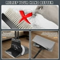 thumbnail image 5 of JEHONN Dustpan and Broom Set with 54 inches Long Handle (Black Grey), 5 of 7