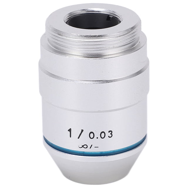 Objectif Achromatique, Ouverture Universelle Plus Grande Image RMS Fileté 1X Objectif de Microscope pour Microscope Biologique