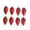 Red A, variant on 8 Pieces Cone Ornaments Decorations Hanging Christmas Themed Ornament Xmas Tree Pendant Christmas Decoration for Bedroom Red A