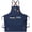 Darkblue, variant on Chef Aprons for Men Women with Large Pockets, Cotton Canvas Cross Back Heavy Duty Adjustable Work Apron, Size M to XXL(Grey)