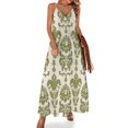 thumbnail image 1 of Vestido sin mangas con estampado de cortina de Sonrisas y lágrimas de Von Trapp vestidos para fiesta de graduación vestidos de cóctel ropa de verano para mujer, 1 of 7