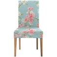 thumbnail image 2 of RYLABLUE Floral retro style Pattern Stretch Chair Cover Protector Seat Slipcover for Dining Room Hotel Wedding Party Set of 4, 2 of 5