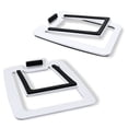 thumbnail image 1 of Soportes de altavoz de escritorio Sanyun SW601 inclinados 15° para 2 a 3 pulgadas, color blanco, 1 of 7