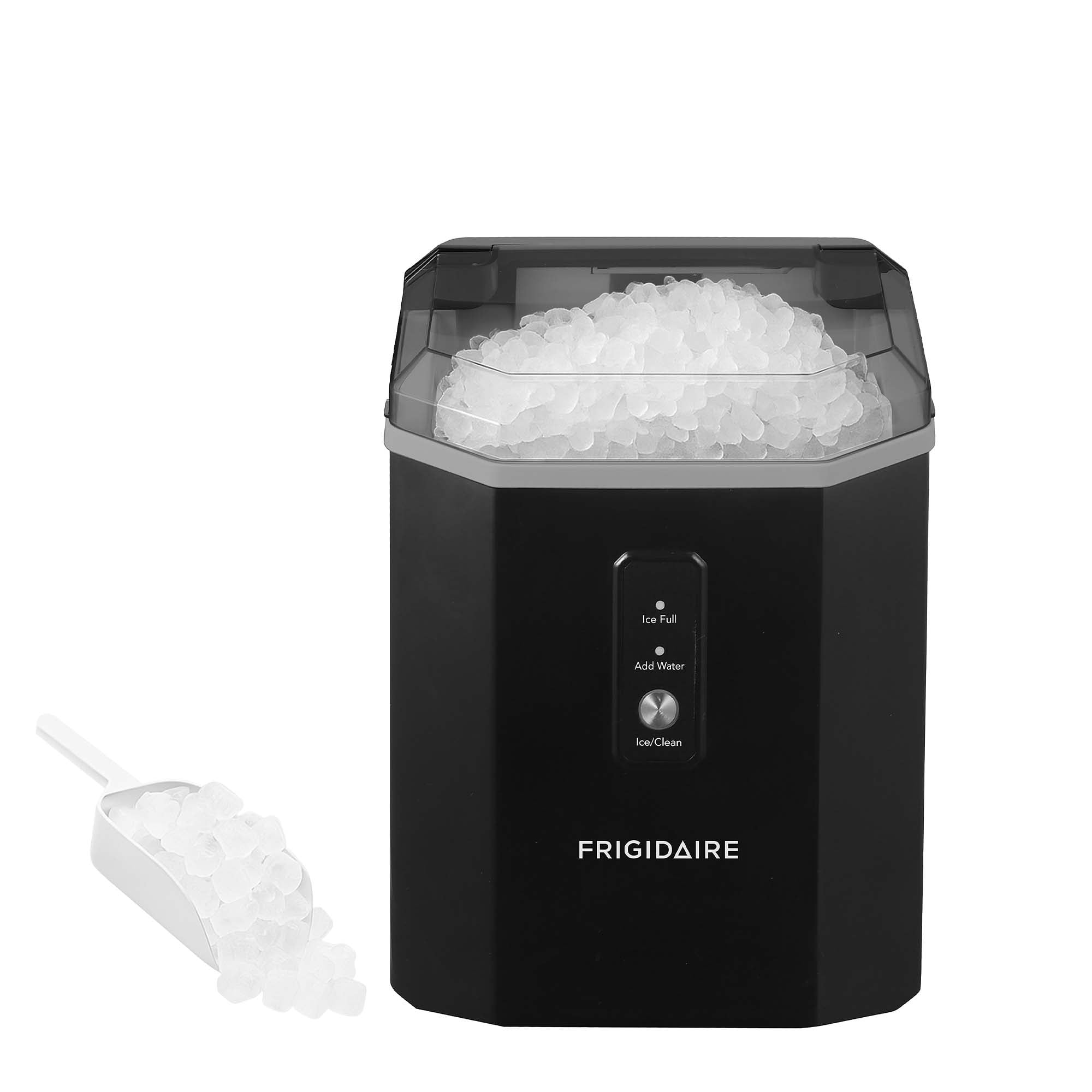 Frigidaire 33 lbs. Nugget Ice Maker,  Self-Cleaning Countertop Ice Machine with Digital Controls, Black