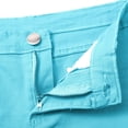 thumbnail image 4 of Shorts for Women Colorful Denim Casual Candy White High Waist Summer Shorts, 4 of 6
