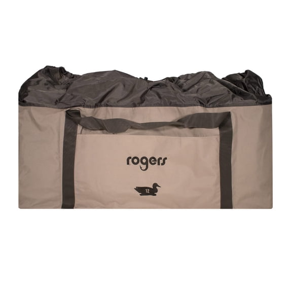 Rogers Toughman Series 12 Slot Deluxe Floating Duck Decoy Bag