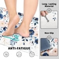 thumbnail image 5 of Spring Floral Kitchen Rugs Set of 2 Navy Blue and Pink Flowers Kitchen Mats for Floor Non Slip Kitchen Runner for Home Farmhouse Seasonal Decor Comfort Standing Mat for Sink Laundry, 5 of 5