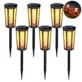 thumbnail image 6 of ROSHWEY 6PCS Colored Solar Pathway Lights Outdoor Waterproof, 2 Lighting Modes Colored Solar Garden Lights for Yard Patio Walkway Lawn, 6 of 6