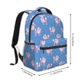 thumbnail image 2 of Easygdp Cute Poodle Dog Mochila Ergonómica Versátil para Laptop - Múltiples Bolsillos, Correas Ajustables, Unisex para Escuela, Viajes y Actividades al Aire Libre-One Size, 2 of 5