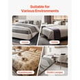 thumbnail image 5 of VEVOR Box Spring, King Size Bed Frame with Washable Fabric Cloth, Heavy Duty Metal Frame for King Bed, 9.1 in Mattress Foundation, 3500 lbs Max Weight Capacity, Easy Assembly, 79.1 x 75.8 x 9.1 in, 5 of 9