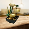 thumbnail image 5 of Tabletop Water Fountain Ornament Waterfall W/LED Light Water Landscape Crafts for Outdoor/Indoor Decor Yoga SPA Gift, 5 of 8