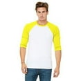 thumbnail image 2 of Bella + Canvas Unisex 3/4-Sleeve Baseball T-Shirt, 2 of 4
