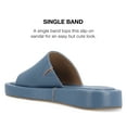 thumbnail image 5 of Journee Collection Womens Denrie Tru Comfort Foam Slide Flatform Sandals, 5 of 7