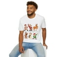 thumbnail image 6 of Holiday Dancing Santa Reindeer Snowman Elf Gingerbread Tee, 6 of 6