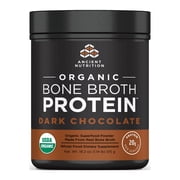 Ancient Nutrition, Organic Bone Broth Protein, Dark Chocolate, 504G