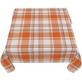 thumbnail image 4 of Nappe Carrée à Carreaux d'Automne 60x60 Pouces Orange Brûlé à Carreaux Buffalo Nappe d'Automne Récolte Action de Grâce Fêtes Couvre-Table Polyester Nappes Intérieures Extérieures pour Cuisine Salle à Manger Fête, 4 of 7