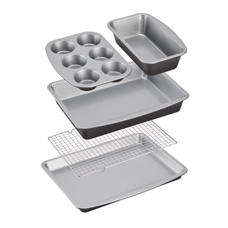 Cuisinart 5-Piece Stackable Ceramic Nonstick Bakeware