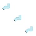 thumbnail image 4 of Ounissouiy Extensor de grifo de fregadero Manguera de jardín Adaptador de aireador de rociador de bañera Azul Type1 NO1, 4 of 6