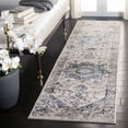 thumbnail image 3 of SAFAVIEH Martha Stewart Jackson Oregon Runner Rug, Ivory/Blue, 2'2" x 6', 3 of 9