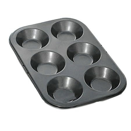 

Non-Stick Round Cupcake Mold Pan Muffin Tray Carbon Steel Baking Pan Pudding Bakeware Biscuit Pan(XS)