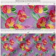 thumbnail image 2 of Soimoi Cotton Poplin Fabric Leaves,Laceleaf & Lupine Floral Print Fabric by The Yard 42 Inch Wide, 2 of 7