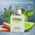 thumbnail image 2 of Eternal for Men – Fresh Citrus & Woody Eau de Parfum with Floral Notes – 100ml Long-Lasting Cologne, 2 of 8