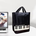 thumbnail image 3 of Piano Keys Handbag Oxford Shoulder Bag Reusable Tote Bag Piano Keys Grocery Bag For College Shopping Outdoor, 3 of 7