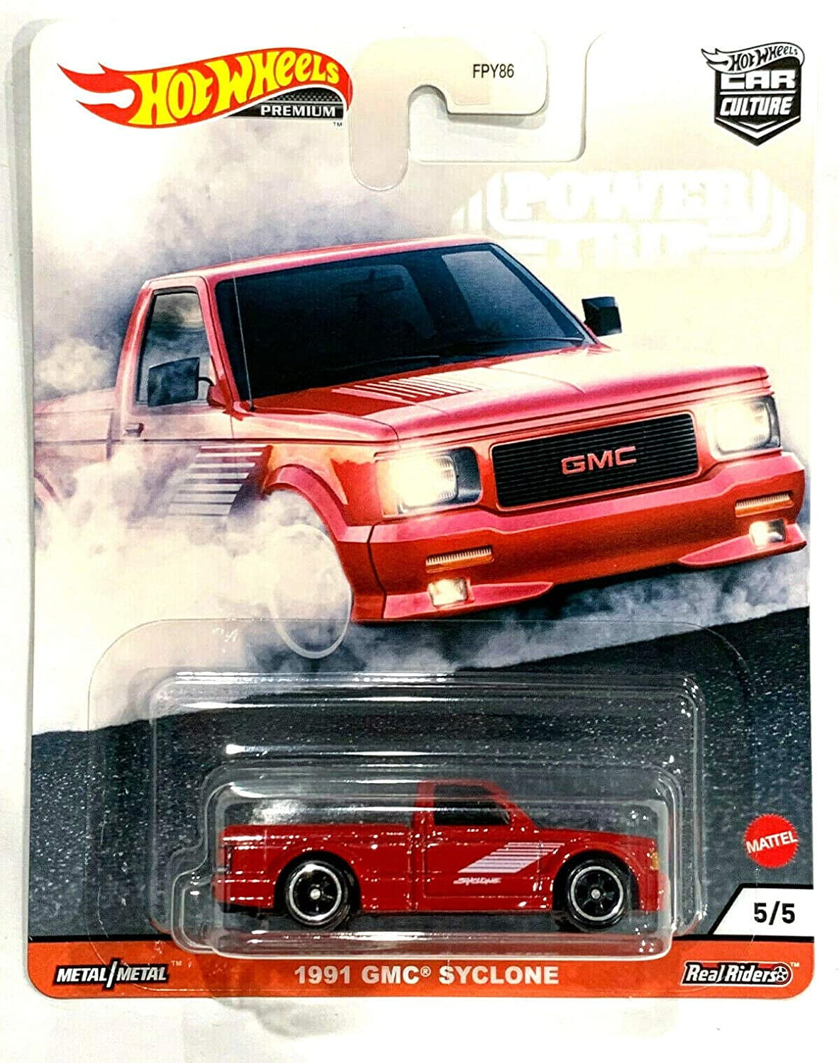 Hot Wheels Premium Car Culture 1991 GMC Syclone Power Trip 5/5 - Walmart.com - Walmart.com