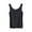Black, variant on Wyobmus Womens Ice Silk Tank Tops Solid Color Summer Slim Fitted Ruffle Trim Sleeveless Round Neck Tank Top Cute Tops Blouse Black