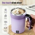 thumbnail image 2 of Self Stirring Coffee Mug,Electric Automatic Magnetic Stirring Coffee Mug,Rechargeable Self Mixing Cup for Milk Tea (Green), 2 of 7