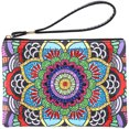 thumbnail image 1 of Bolso JShteea DIY diamante pintura cosméticos almacenamiento monedas Mandala diamante, 1 of 9