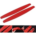 thumbnail image 3 of Walbest 2 Pack Car Front Rear Bumper Protector Corner Guard Anti-Collision Rubber Strips Scratch-Resistant Trim Cover for Cars SUV Pickup Trucks (Red), 3 of 7