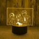 thumbnail image 3 of Lámpara 3D con figuras de la familia SPY X, luz de noche LED de anime, juguetes para dormitorio infantil, decoración de habitación, juguetes de cumpleaños para niños, regalos, 3 of 4