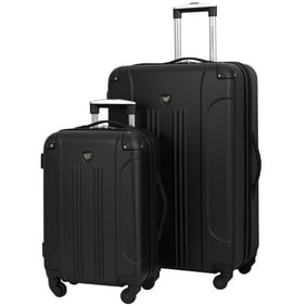 2 pc. Expandable Hard-Side Spinner Luggage Set - Black