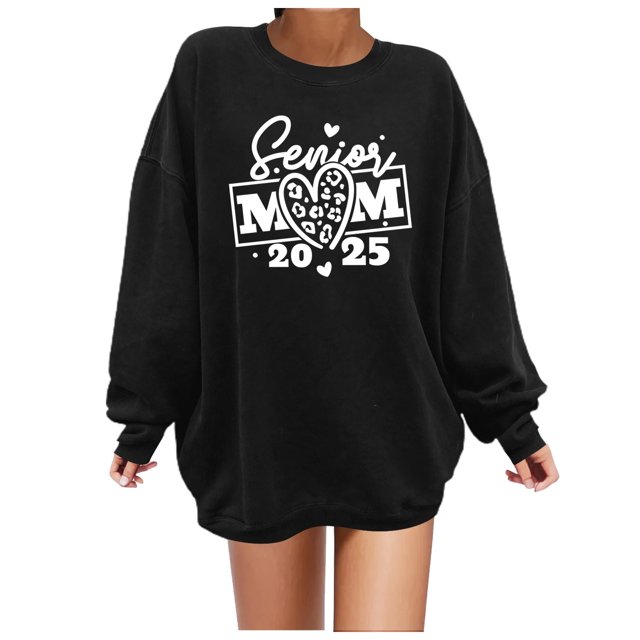 Wyzesi Chandail en Molleton Femme Polaire Imprimé Manches Longues Léger Col Rond Pull Graphique Blouses Amples