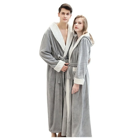

Ladies Bathrobe Autumn And Winter Home Wear Nightgown